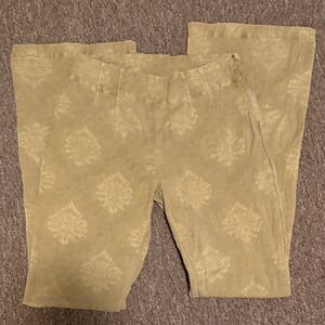 Free People Textured Khaki Pants